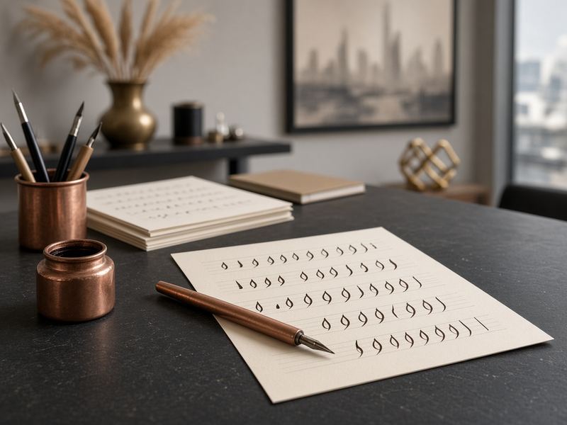 Copperplate intro at Solarwharf Studio